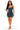 Perfect Vibe - Spaghetti Strap Two Tone Denim Dress