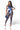 Everything & More - Mesh Stretchy Sleeveless Color Block Denim Print Jumpsuit