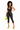Midnight Pressure -Textured Halter Back Cut Out Capri Romper Stretch Fit