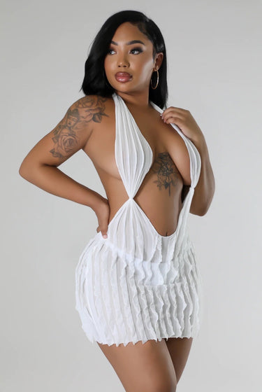 Out......Halter Mini Dress Fancy Dream