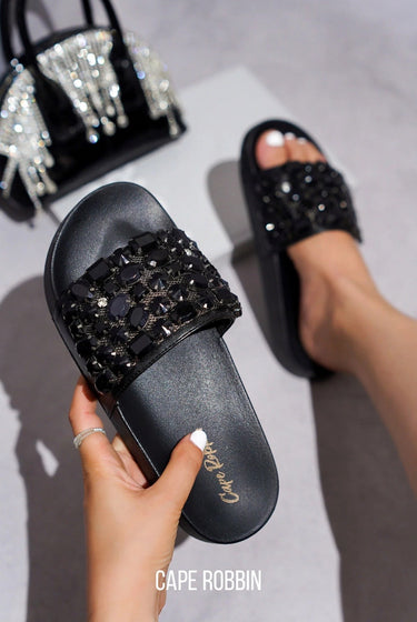 Boho......Studded Sandal Slides Cape Robbin Shoes