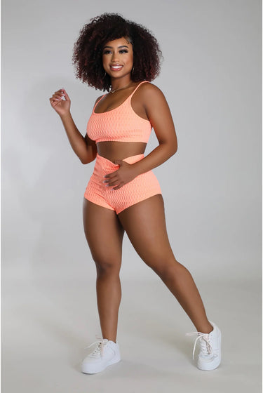 Certified Hottie - Stretchy Two Piece Lounge Short Set