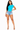 Lori - Mock Neck Cap Sleeve Bodysuit for Women Stretch Thong Top