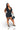 All About Me - Halter Back Tie Up Ruch Butt Line Romper