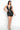 Risk It All - Stretch Faux Leather Side Cut Out Dress