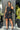 Walking Trend Matching Combo Bodysuit Skirt Set
