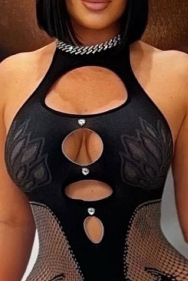 Your Dream - Stretch Halter Neck Seamless Romper