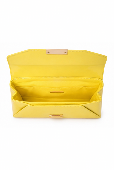 Kennedy - Flat Front Flap Patent Leather Clutch Purse