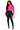 Shanel - Long Sleeve Deep V Cut Out Elastic Band  Detail Crop Top
