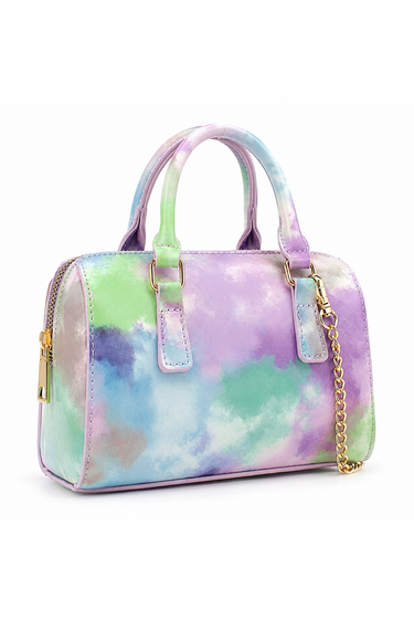 Flavor - Tie Dye Top Handle Clutch Purse