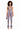 Pressure Point Jumpsuit: Printed Deep Cut Halter Flare Leg One Piece