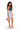 Harmony - Color Block Denim Corset Style Crop Top