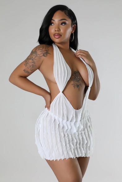 Out......Halter Mini Dress