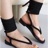 Amorlyn....Rope Tie Sandals Cape Robbin Shoes