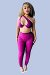 Bella....Single Side Strap Pants Set