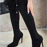Cahoka......Thigh High Sweat Boots Cape Robbin Shoes