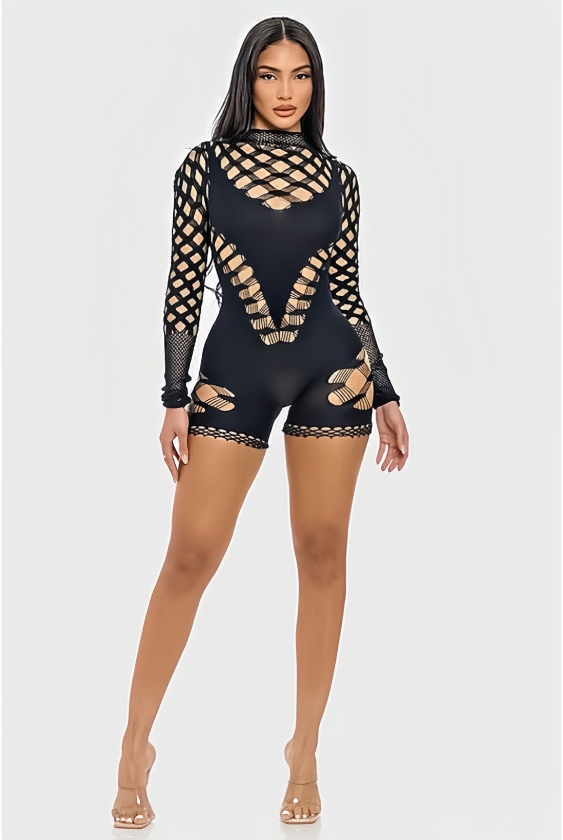 Can't Handle Me......Long Sleeve Sexy Romper