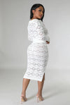 Fab......Knit Midi Skirt Set