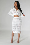Fab......Knit Midi Skirt Set