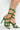 Faydra.....Open Toe Coil Style Wrap Heels Cape Robbin Shoes