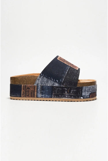Hacha.....Platform Sandal Slides Cape Robbin Shoes