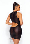 Im The Standard......Tank Side Lace Mini Dress