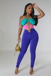 In The Mix.....Color Block Jumpsuit