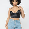 Just Me.....Satin Corset Crop Top Hera Clothing