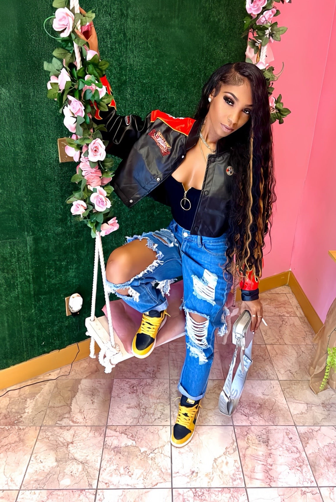 Less Talk......Destroyed Boyfriend Jeans