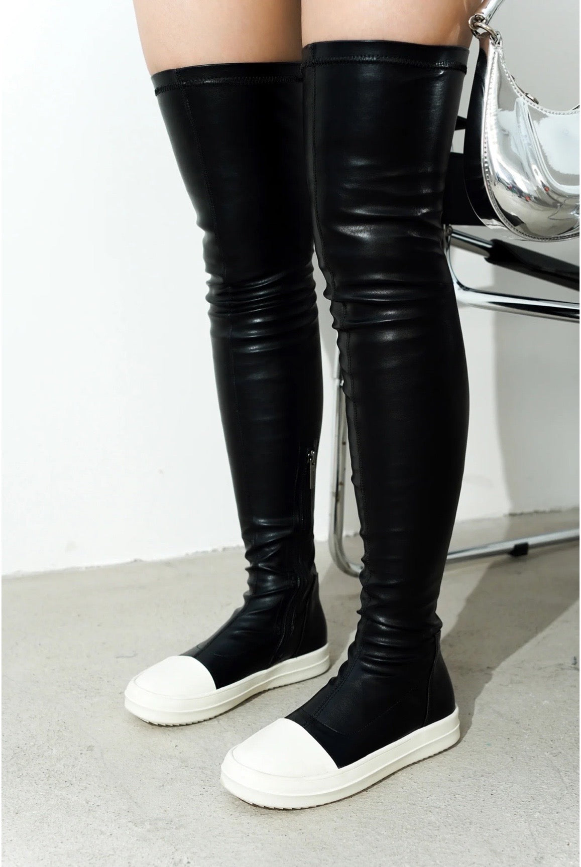 Lupita......Thigh High Sneaker Boots