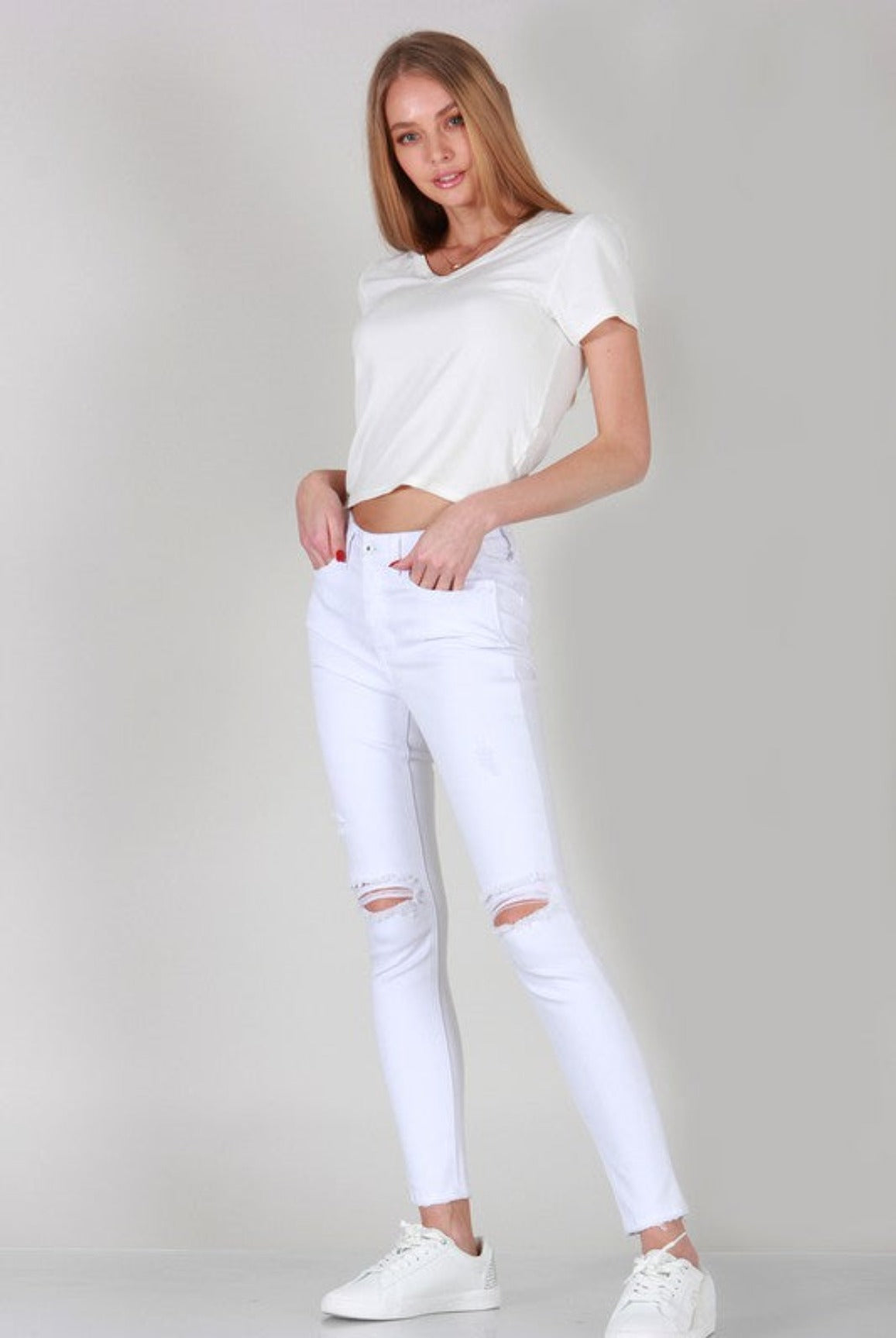Melody.....Distressed Skinny Jeans Special A Jeans