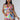 My Pleasure......Colorful Matching Print Short Set May Pink Clothing