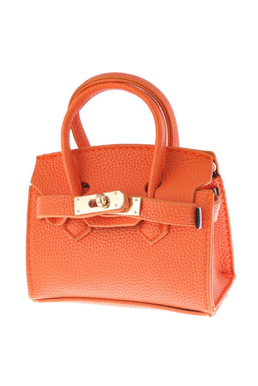 The Little Things - Chic Texture Top Handle Satchel Mini Clutch Purse
