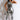 Shining Thru.....Shiny Single Sleeve Jumpsuit Charming Bunny
