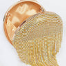 Stingy......Studded Fringe Round Clutch Purse H&D Accessories