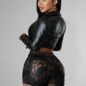 Always Into Something....Snake Print Shorts JC & JQ INC