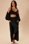 Big Softy......Three Piece Cardigan Pants Set