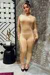 Don't Get It Twisted......Mock Neck Jumpsuit