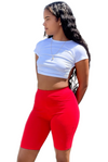 For The Win.....Cotton Biker Shorts | Swagg Boutique LLC.