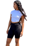 For The Win.....Cotton Biker Shorts | Swagg Boutique LLC.