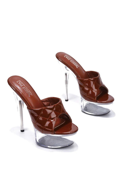 Hainey.....Slip On Platform Heels