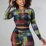 It Gets Better.....Plaid Crop Bermuda Short Set Good Time USA