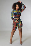 It Gets Better.....Plaid Crop Bermuda Short Set