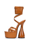 Julee......Tie Up Platform Thick Heel