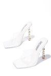 Metro....Clear Front Sculture Heels