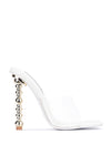 Metro....Clear Front Sculture Heels