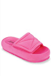 Puffie-1.....Velcro Thick Sole Sandal Slides