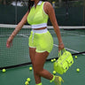 Serena....Fish Net Tennis Short Set May Pink Clothing