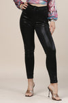 Shine.....Button Shiny High Waist Legging Pants