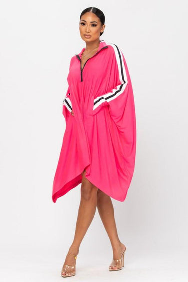 Step Ya Game Up.......Long Sleeve Cape Dress | Swagg Boutique LLC.